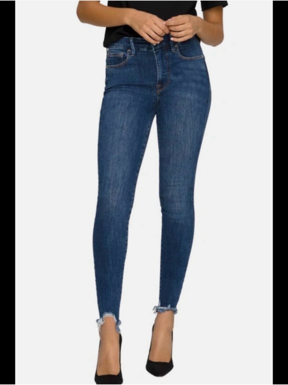 EUC Good American Good Legs Skinny Jeans size 8